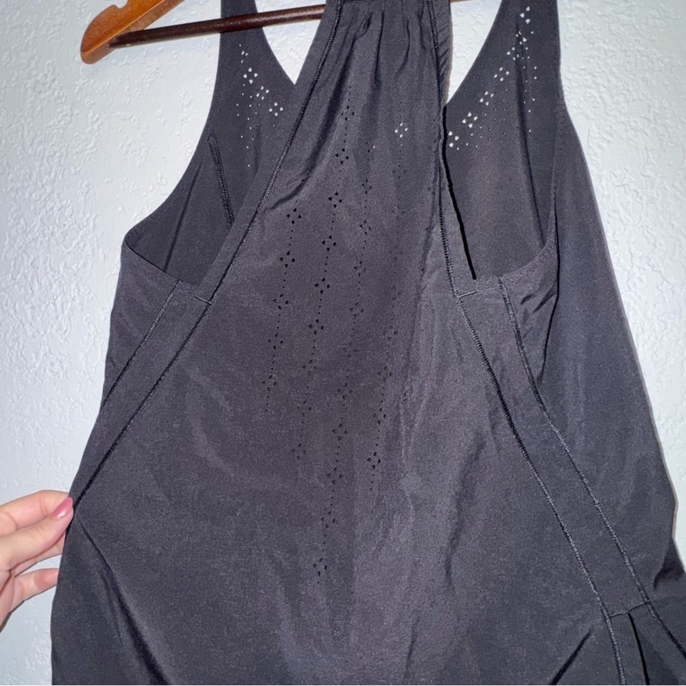Lululemon Black Racerback Tank Top - Picture 6 of 7
